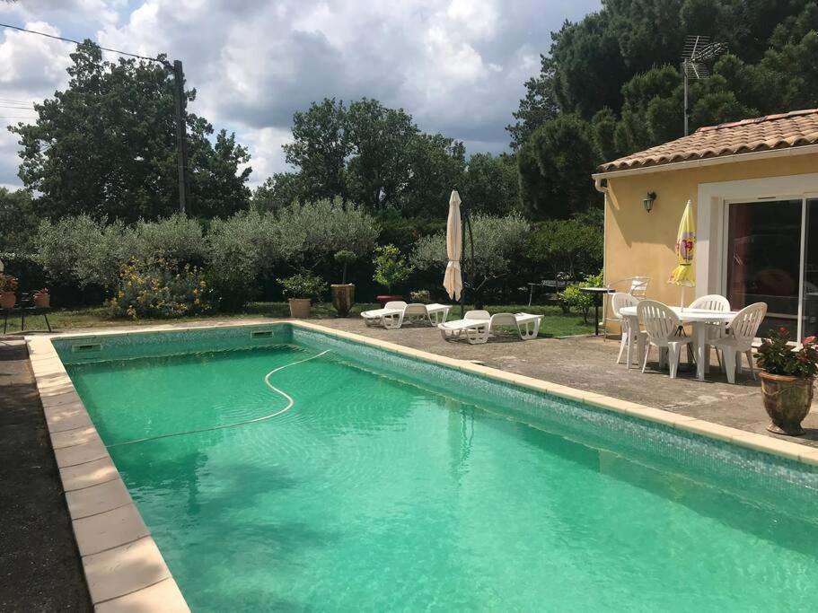 Gite Avec Piscine Au Coeur De La Vallee De La Ceze Saint-Laurent-de-Carnols 外观 照片